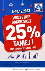 Wszystkie odkurzacze 25% taniej! - Aldi