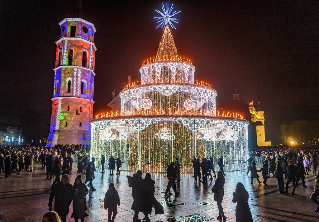 Zeszłoroczna choinka w Wilnie po raz kolejny została doceniona jako jedna z najpiękniejszych na świecie
