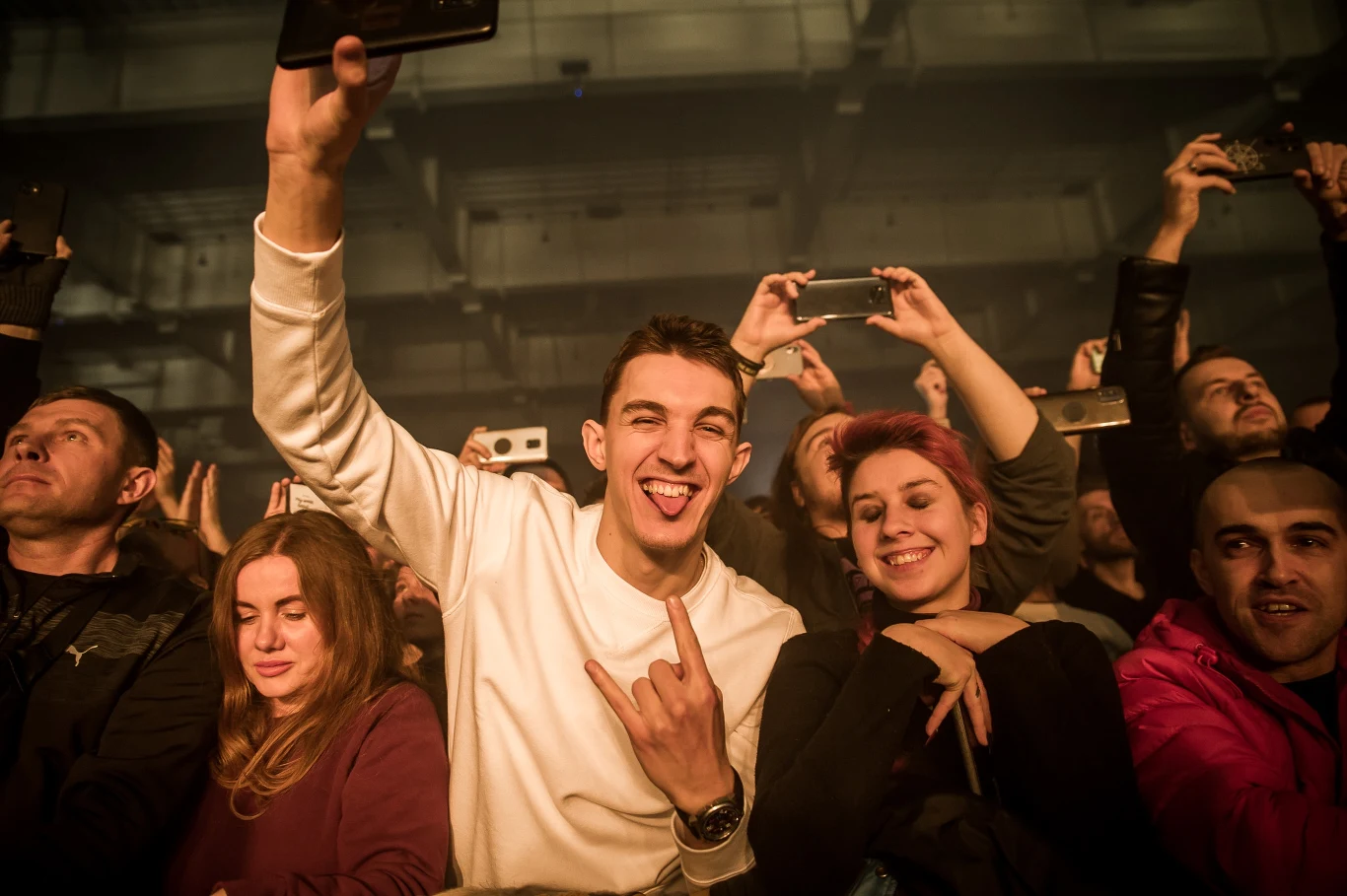Fani na koncercie The Prodigy w Poznaniu.