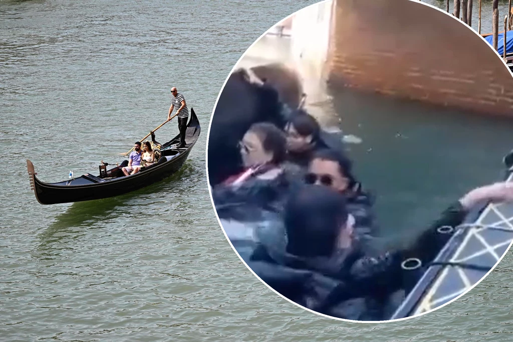 Gondola przewróciła się i turyści wpadli do wody Gondola przewróciła się i turyści wpadli do wody