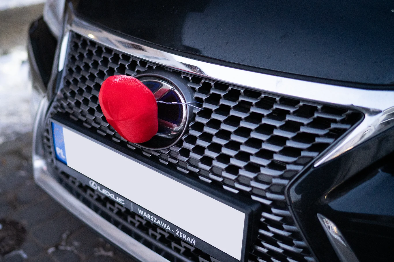 Upewnij się, że ozdoby nie będą ingerować w działanie kamer, radarów i czujników parkowania