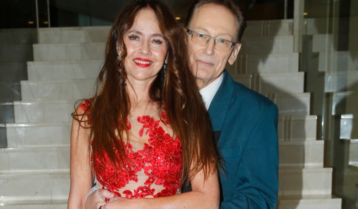 Jacek Borkowski z narzeczoną Jacek Borkowski z narzeczoną