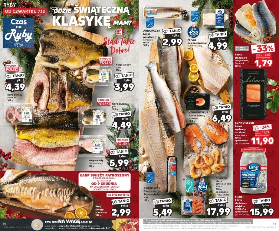 Karp w niskich cenach w nowej ofercie sieci Kaufland!