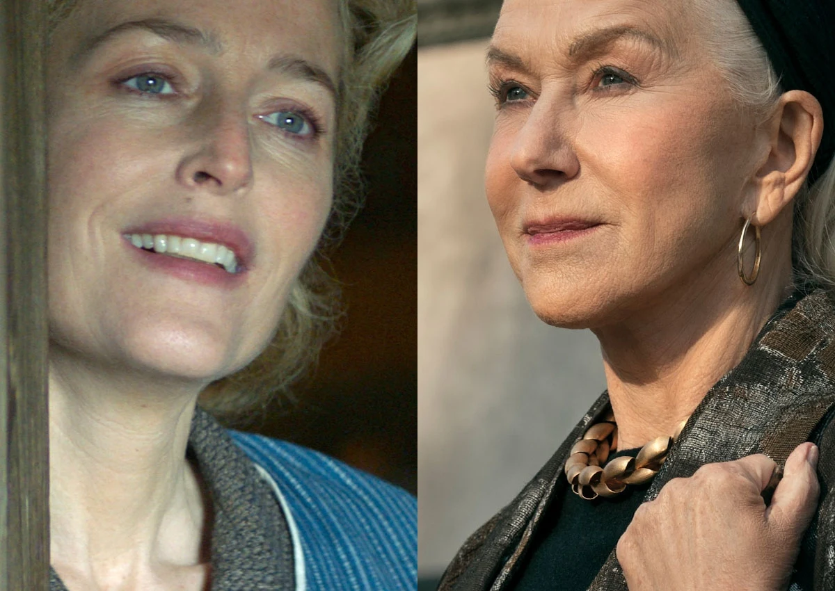 Gillian Anderson i Helen Mirren w filmie "Cudowny chłopak. Biały ptak" Gillian Anderson i Helen Mirren w filmie "Cudowny chłopak. Biały ptak"