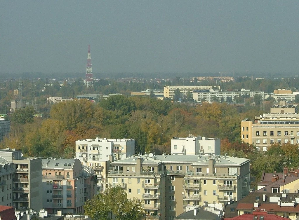 Widok na Targówek, 2007 rok.