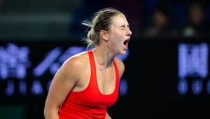 Marta Kostiuk podczas tegorocznego Australian Open