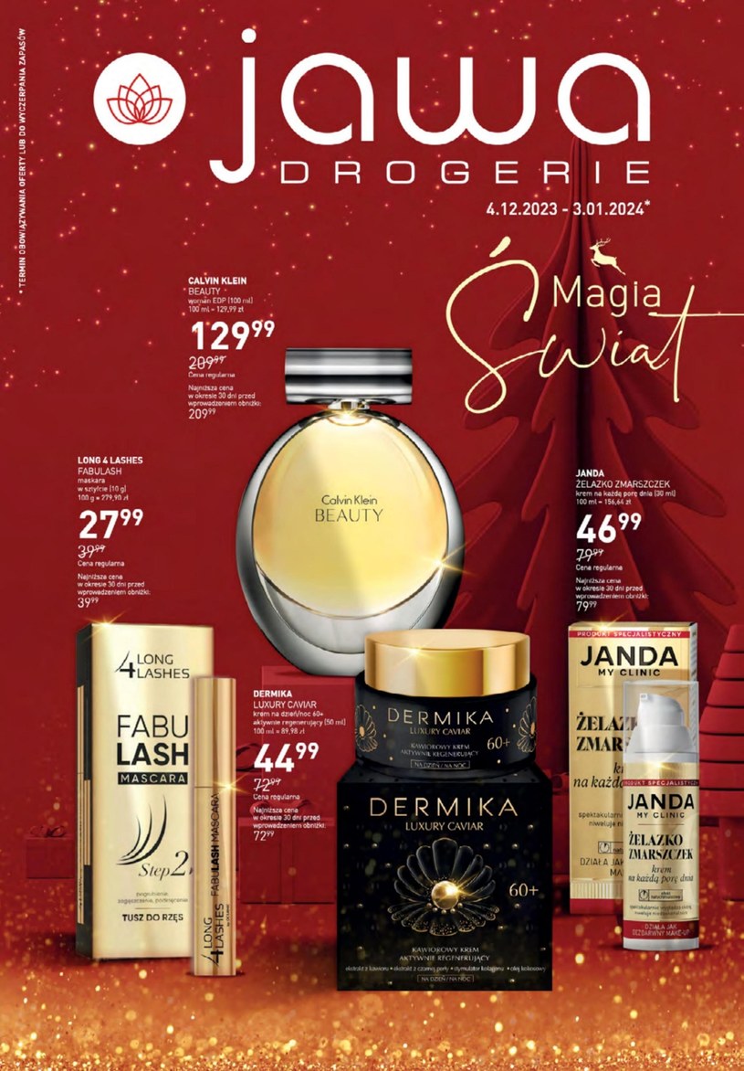 Gazetka promocyjna Jawa Drogerie - ważna od 04. 12. 2023 do 03. 01. 2024