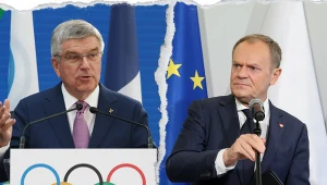 Thomas Bach i Donald Tusk (fot. Gao Jing)