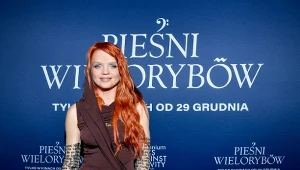 Margaret na premierze filmu "Pieśń wielorybów"