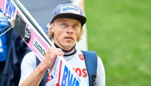 Skoki narciarskie - Puchar Świata. Na zdjęciu polski skoczek narciarski - Dawid Kubacki