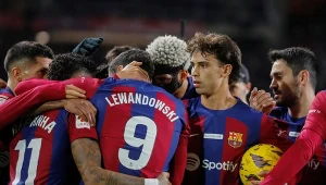 Przełamanie Lewandowskiego na nic. Blamaż Barcelony w derbach Katalonii