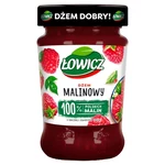 Łowicz Dżem malinowy o obniżonej zawartości cukrów 280 g