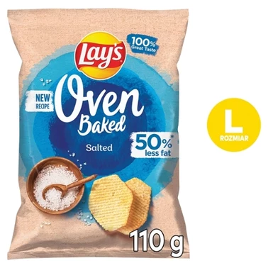 Lay's Oven Baked Pieczone formowane chipsy ziemniaczane solone 110 g - 0