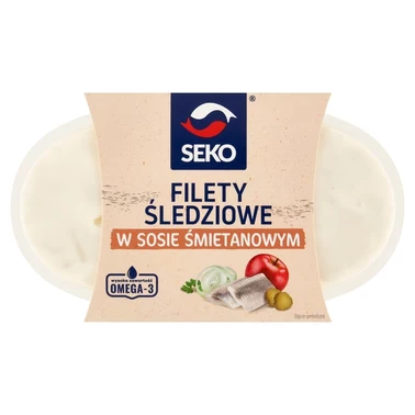 SEKO Filety śledziowe w sosie śmietanowym 250 g - 1