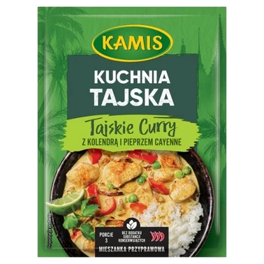 Kamis Kuchnia tajska Mieszanka przyprawowa tajskie curry z kolendrą i pieprzem cayenne 15 g - 0