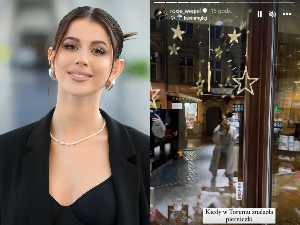 Roksana Węgiel na ulicach Torunia