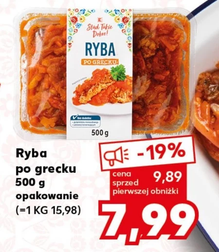 Ryba po grecku K-Stąd Takie Dobre