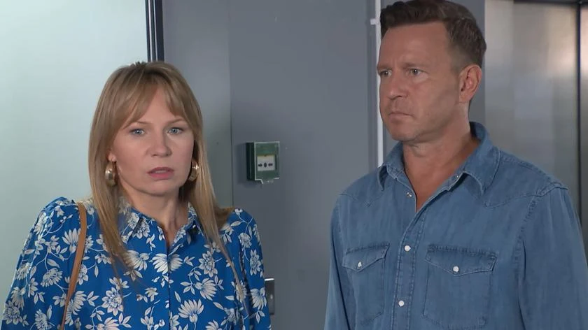Kadr z serialu "Na Wspólnej" Kadr z serialu "Na Wspólnej"