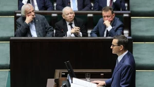 Premier Mateusz Morawiecki wygłasza expose w Sejmie