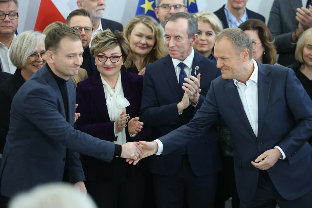 Sławomir Nitras i Donald Tusk (27.01.2023 r.)