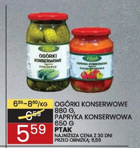 Ogórki konserwowe Ptak