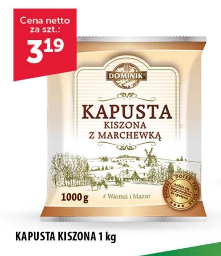 Kapusta kiszona Dominik