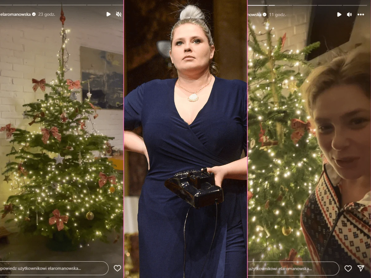Elżbieta Romanowska pokłóciła się z narzeczonym o choinkę