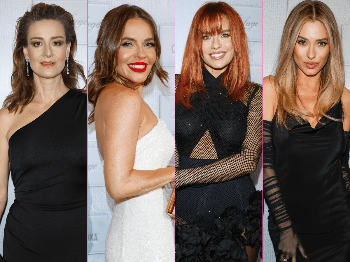 Plejada gwiazd na pokazie Macieja Zienia - Maja Ostaszewska, Edyta Herbuś, Natasza Urbańska, Marcelina Zawadzka Plejada gwiazd na pokazie Macieja Zienia - Maja Ostaszewska, Edyta Herbuś, Natasza Urbańska, Marcelina Zawadzka