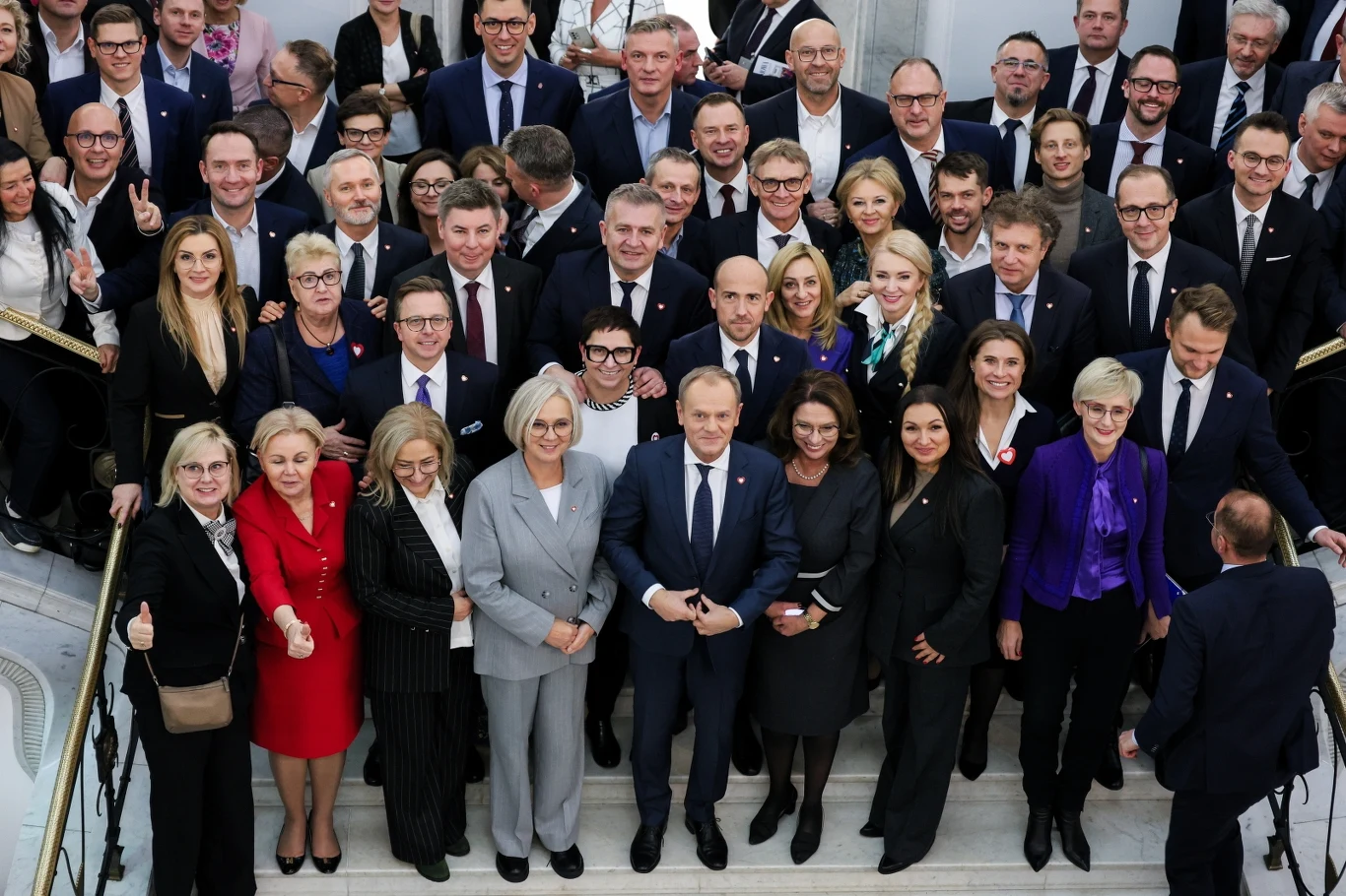 Donald Tusk i politycy Koalicji Obywatelskiej Donald Tusk i politycy Koalicji Obywatelskiej