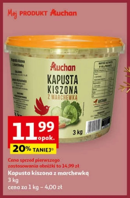 Kapusta kiszona Auchan