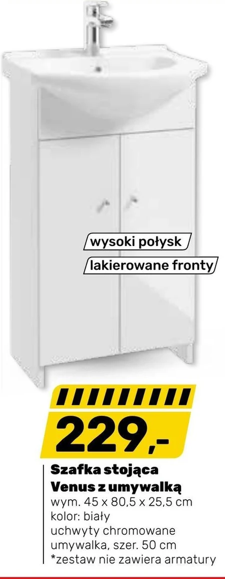 Szafka z umywalką Venus