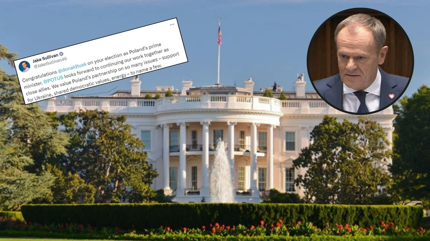 Donald Tusk otrzymał gratulacje od pracownika Białego Domu Donald Tusk otrzymał gratulacje od pracownika Białego Domu