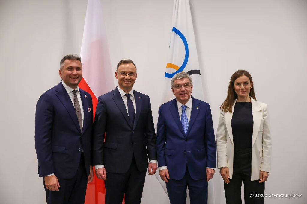 Kancelaria Prezydenta RP. Spotkanie Andrzeja Dudy z Szefem MKOl 