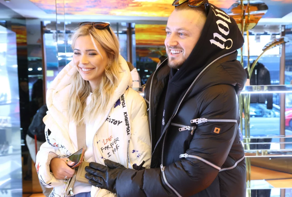 Sandra Kubicka i Aleksander Baron.