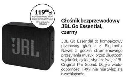 Głośnik bezprzewodowy JBL