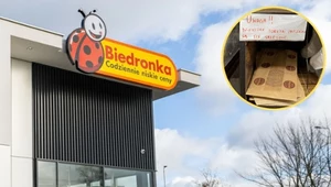 W jednej z poznańskich Biedronek klienci musieli zbierać chleb z podłogi. Wszystkiemu winne były wadliwe torebki