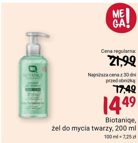 Żel do mycia twarzy Biotaniqe