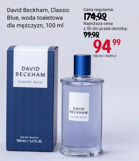 Woda toaletowa dla mężczyzn David Beckham