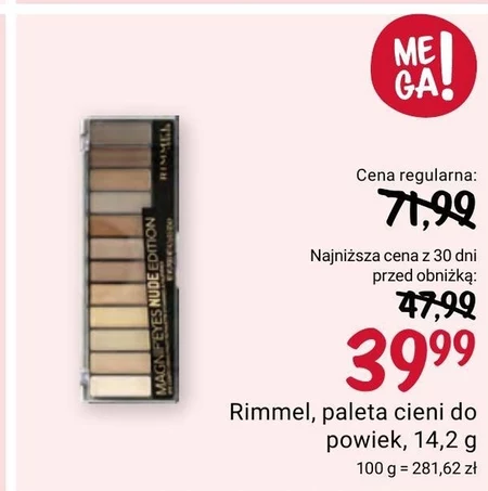 Paleta cieni do powiek Rimmel