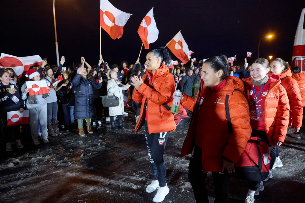 Tak reprezentantki Grenlandii były witane w Frederikshavn Tak reprezentantki Grenlandii były witane w Frederikshavn