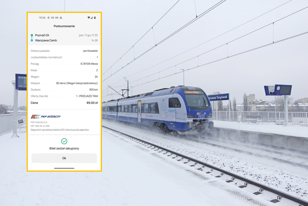 Bilety PKP Intercity można już kupić w popularnej aplikacji.