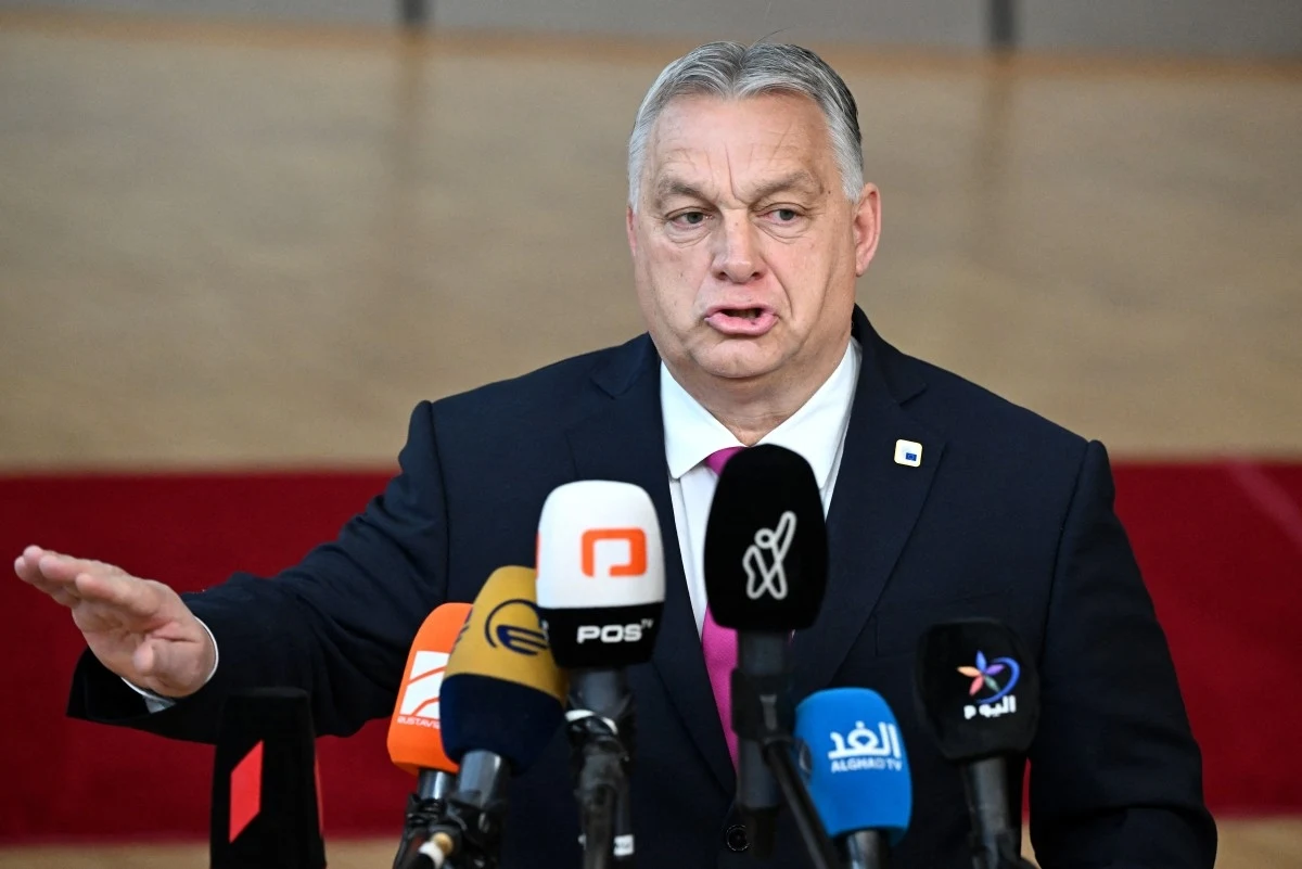 Viktor Orban na szczycie Rady Europejskiej w Brukseli, 14 grudnia 2023 roku Viktor Orban na szczycie Rady Europejskiej w Brukseli, 14 grudnia 2023 roku