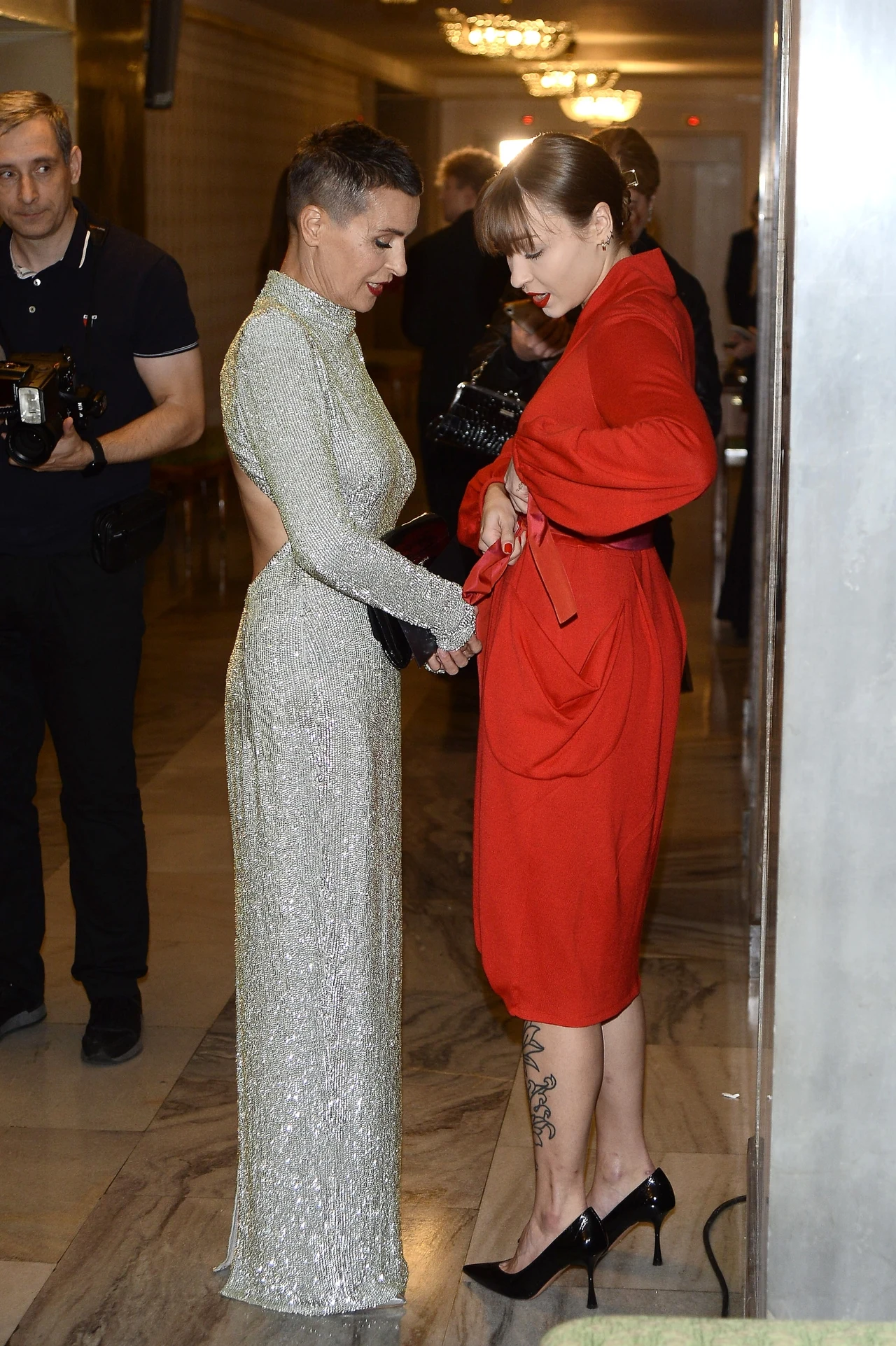 Danuta Stenka z córką Wiktorią Grzelak.  Danuta Stenka z córką Wiktorią Grzelak.