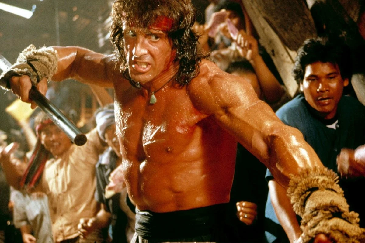 SYLVESTER STALLONE w RAMBO 3 SYLVESTER STALLONE w RAMBO 3