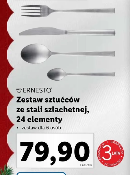 Zestaw sztućców Ernesto