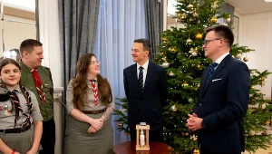 Betlejemskie Światło w Sejmie. "Potrzebujemy pokoju w tym miejscu"