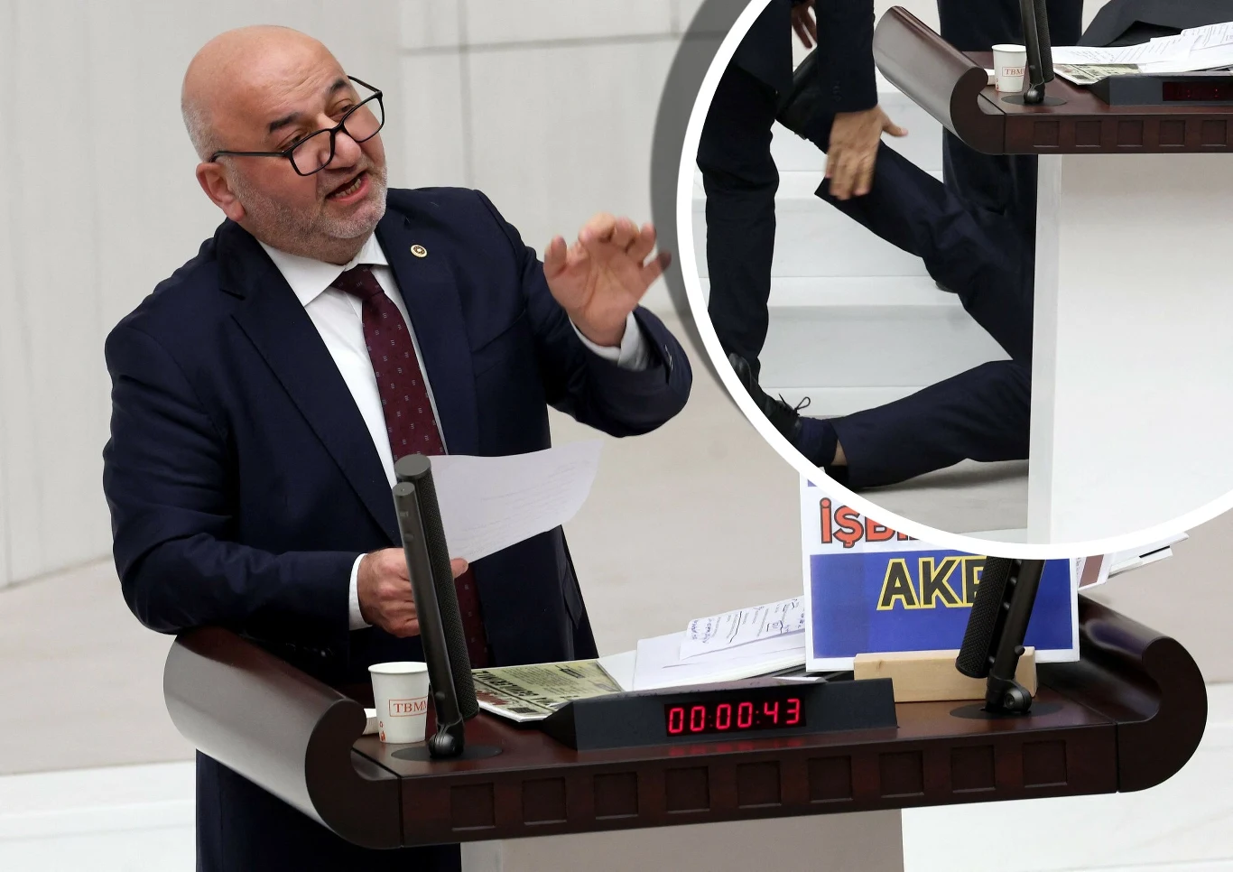 Zmarł polityk, który doznał zawału serca w tureckim parlamencie Zmarł polityk, który doznał zawału serca w tureckim parlamencie