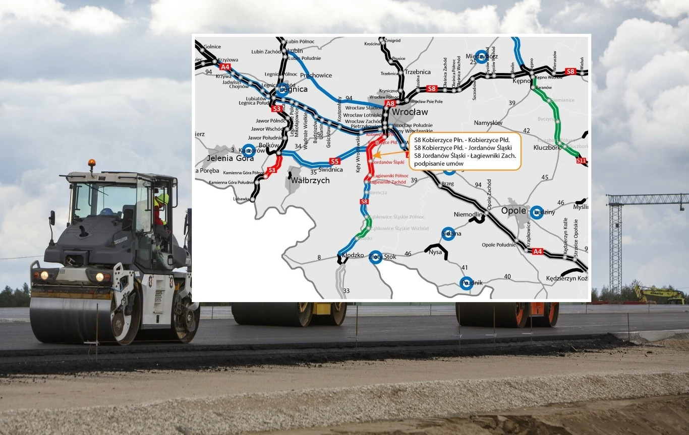GDDKiA podpisała umowę na realizację trzech odcinków drogi ekspresowej S8. GDDKiA podpisała umowę na realizację trzech odcinków drogi ekspresowej S8.