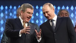 Thomas Bach w rozmowie z Władimirem Putinem, jeszcze przed wybuchem wojny na Ukrainie 