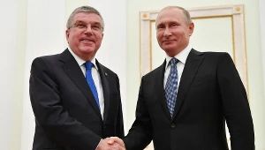 Thomas Bach i Władimir Putin